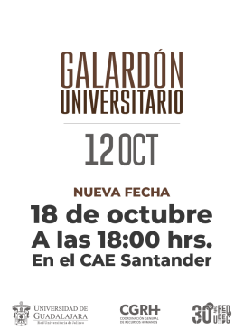 Galardon universitario 18 de octubre 2024